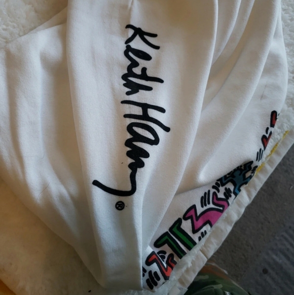 Keith Haring White Sweatpants for Men - Picture 8 of 10